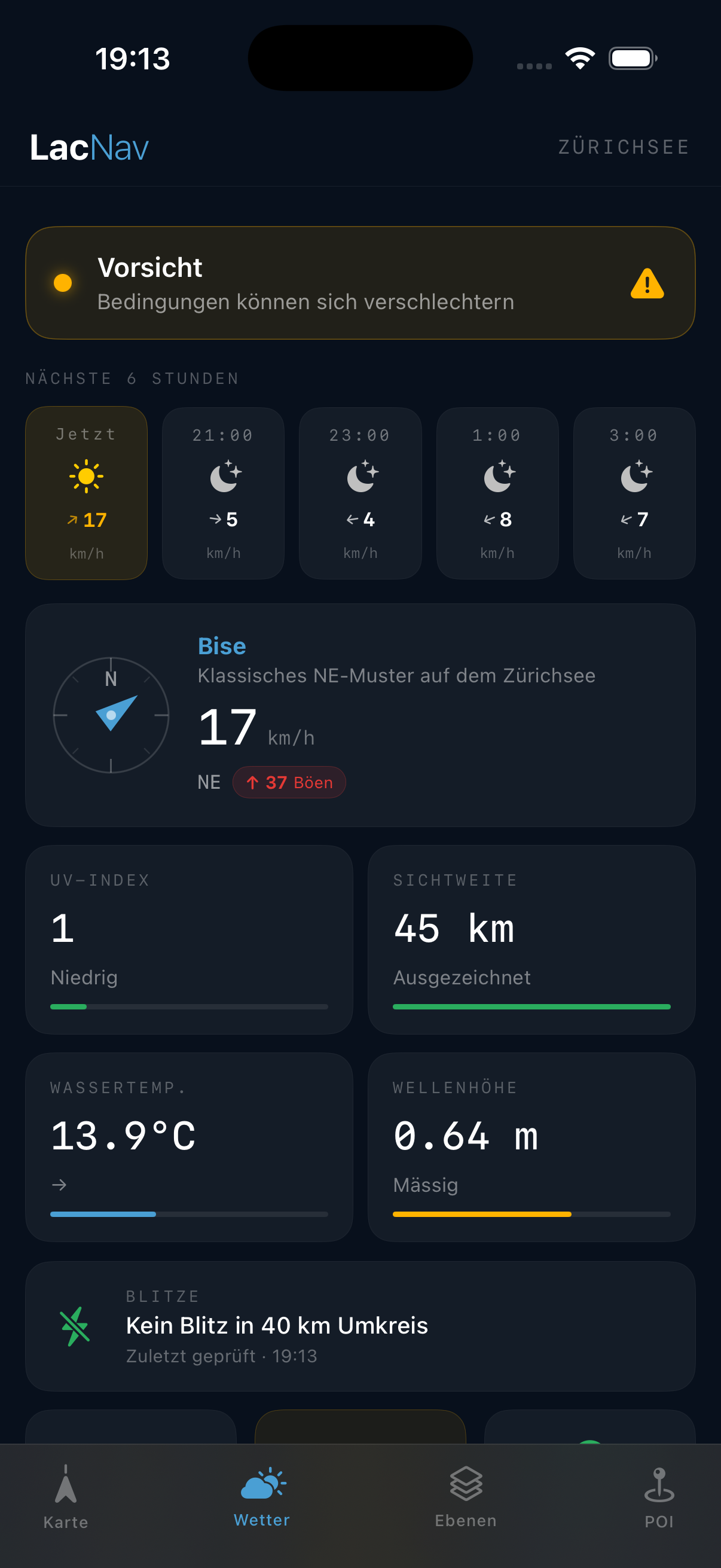 Weather overlay